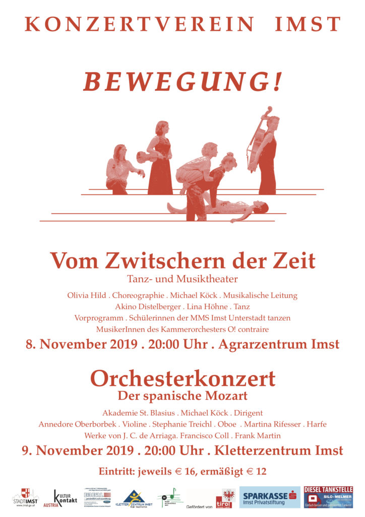 Bewegung Konzertverein Imst 2019 Plakat